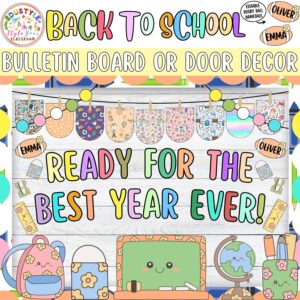 Ready For The Best Year Ever!: August and September Bulletin Board or Door Decor Kit