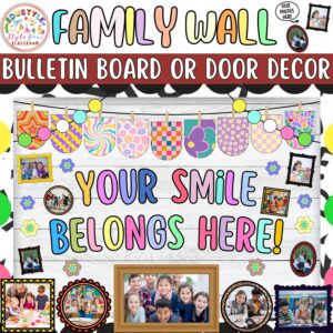 Your Smile Belongs Here!: Back To School and August Bulletin Board or Door Decor Kit