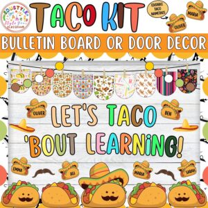 Let's Taco Bout Learning!: Taco Back To School & September Bulletin Board or Door Decor Kit