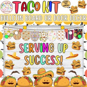 Serving Up Success!: Taco Back To School & September Bulletin Board or Door Decor Kit