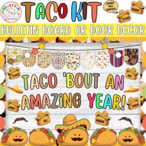 Taco 'Bout an Amazing Year!: Taco Back To School & September Bulletin Board or Door Decor Kit