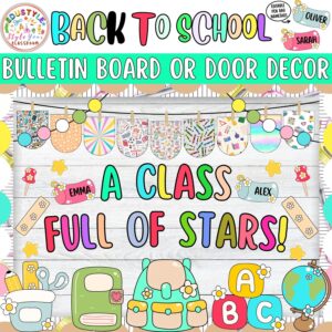 A Class Full of Stars!: Pen Bag and Back To School Bulletin Board or Door Decor Kit