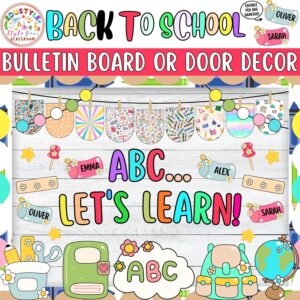 ABC... Let's Learn!: Pen Bag and Back To School Bulletin Board or Door Decor Kit