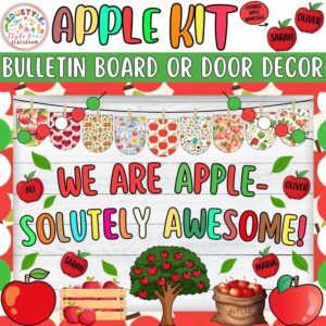 We Are Apple-solutely Awesome!: Back To School and Apple Bulletin Board or Door Decor Kit