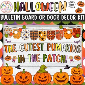 The Cutest Pumpkins in the Patch!: Halloween Bulletin Board or Door Decor Kit