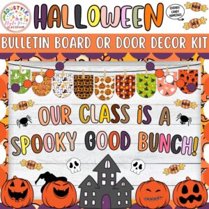 Our Class Is Sweet and Spooky Candy Halloween Bulletin Board And Door Decor Kit