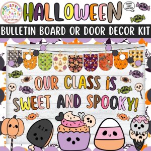 Learning is Sweet!: Sweet and Spooky Halloween Bulletin Board or Door Decor Kit