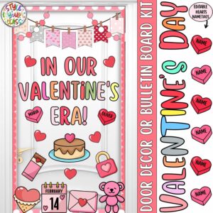 In Our Valentine’s: Valentine's Day & February Bulletin Board or Door Decor Kit