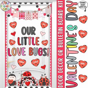 Our Little Love Bugs!: Valentine's Day Ladybug Bulletin Board or Door Decor Kit