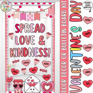 Spread Love & Kindness!: Valentine's Day Love Bulletin Board or Door Decor Kit